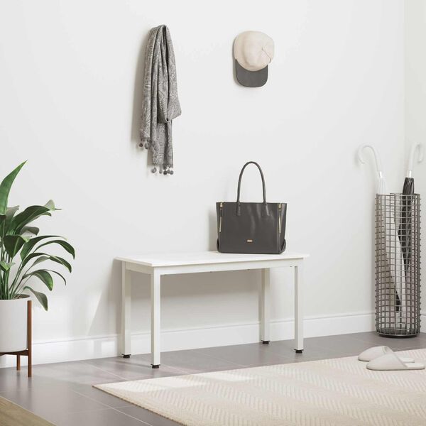 vidaXL pad Feh&eacute;r 80 x 35 x 45 cm T&ouml;m&ouml;r fenyőfa