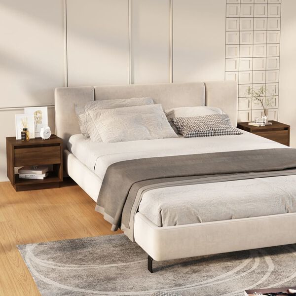 vidaXL 2 db barna t&ouml;lgy sz&iacute;nű forg&aacute;cslap &eacute;jjeliszekr&eacute;ny 45x34x44 cm