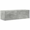 vidaXL TV Fali Szekr&eacute;ny 98 x 31 x 29,5 cm Beton Szerelt Fa