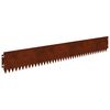vidaXL Fűszeg&eacute;lyez&eacute;s 30 pcs 103 x 15 cm Ac&eacute;l Rozsd&aacute;s