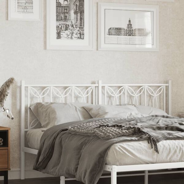 vidaXL feh&eacute;r f&eacute;m fejt&aacute;mla 150 cm