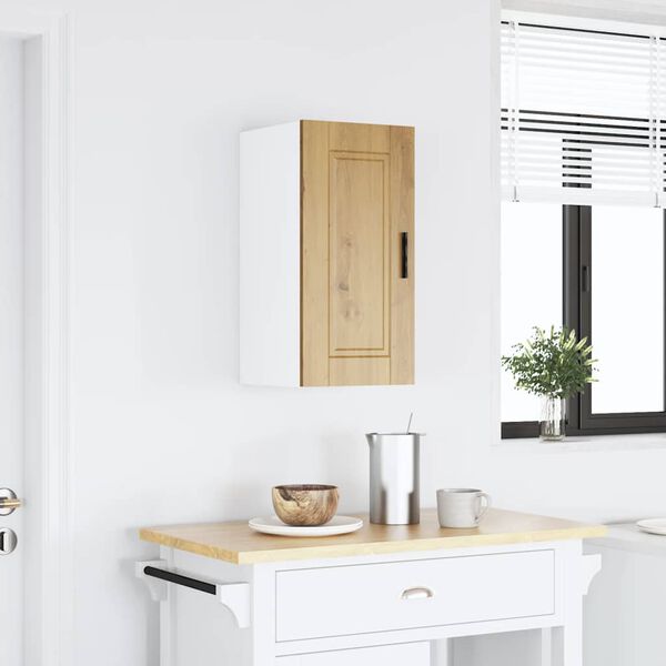 vidaXL konyhai fali szekrény Porto Kézműves tölgy műszaki fa