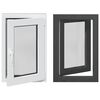 vidaXL D&ouml;nthető &eacute;s forgathat&oacute; pinceablak RISOR 60 x 80 cm PVC &eacute;s &Uuml;veg