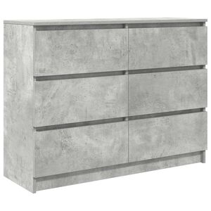 vidaXL betonsz&uuml;rke szerelt fa t&aacute;lal&oacute;szekr&eacute;ny 100x35x76 cm