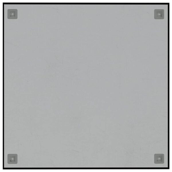 vidaXL fekete falra szerelhető edzett &uuml;veg m&aacute;gnest&aacute;bla 60 x 60 cm&nbsp;