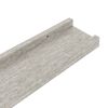 vidaXL 2 db betonsz&uuml;rke fali polc 115 x 9 x 3 cm