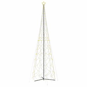 vidaXL kar&aacute;csonyfa meleg feh&eacute;r 3000 LED-del 230 x 800 cm