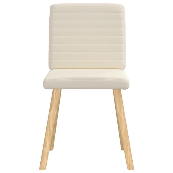 vidaXL 6 db vászonkárpitozású étkezőszék