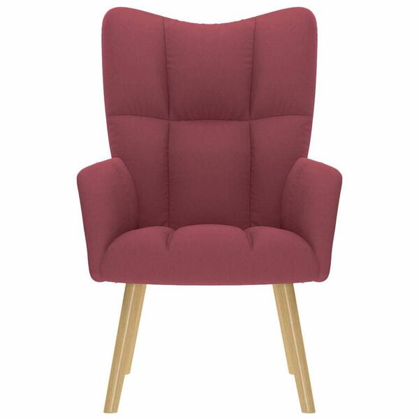 vidaXL bordó szövet pihenőfotel