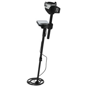 vidaXL Auto Tune hajsz&aacute;lpontos f&eacute;mdetektor 18 cm keres&eacute;si m&eacute;lys&eacute;ggel