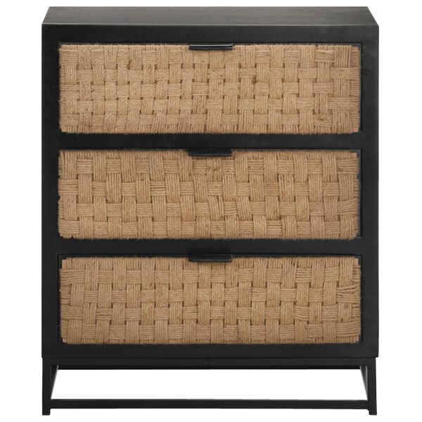 vidaXL tömör mangófa tálalószekrény 60 x 35 x 70 cm