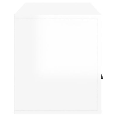 vidaXL fehér magasfényű szerelt fa TV-szekrény 100x35x40 cm
