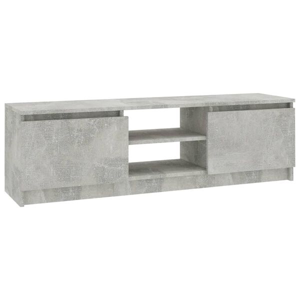 vidaXL betonsz&uuml;rke szerelt fa TV-szekr&eacute;ny 120 x 30 x 35,5 cm