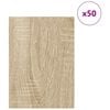 vidaXL Dekor Panelek 50 pcs Sonoma t&ouml;lgy 30 x 42 x 0.27 cm Faanyag