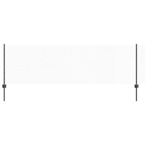 vidaXL Ker&iacute;t&eacute;s oszlopokkal Sz&uuml;rke