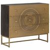 vidaXL Fi&oacute;kos szekr&eacute;ny fi&oacute;kkal Bronz 75 x 30 x 65 cm