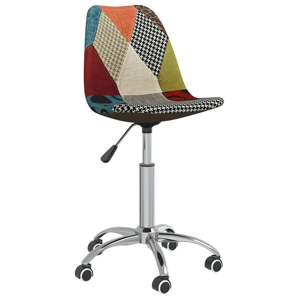 vidaXL 6 db foltvarrott sz&ouml;vetbor&iacute;t&aacute;s&uacute; forg&oacute; &eacute;tkezősz&eacute;k