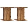 vidaXL 2 db antik fa sz&iacute;nű szerelt fa hangsz&oacute;r&oacute;&aacute;llv&aacute;ny 30 x 30 x 40 cm