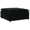 vidaXL fekete modul&aacute;ris kanap&eacute; l&aacute;bzs&aacute;moly modul 100x100x48 cm