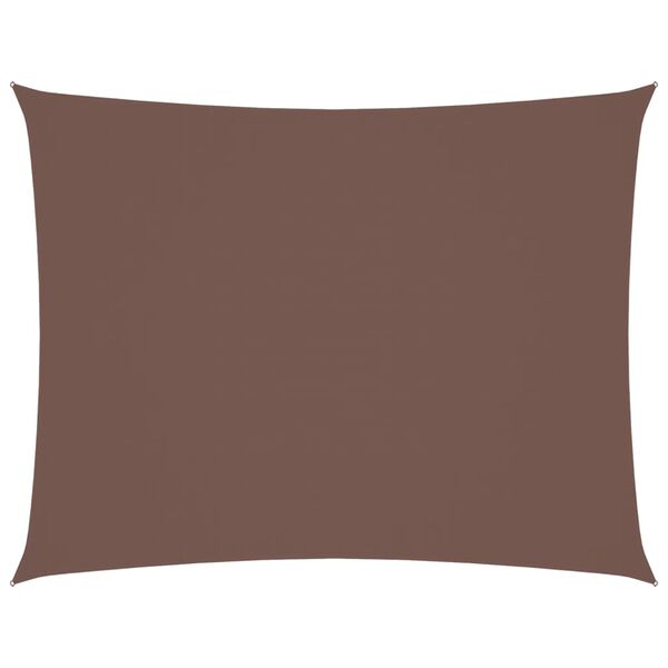 vidaXL barna t&eacute;glalap alak&uacute; oxford-sz&ouml;vet napvitorla 2 x 3,5 m