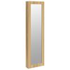 vidaXL falra szerelhető t&uuml;kr&ouml;s &eacute;kszerszekr&eacute;ny 30x8,5x106 cm