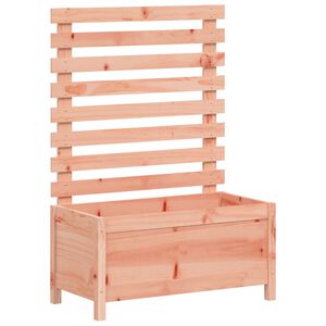 vidaXL t&ouml;m&ouml;r dugl&aacute;szfenyő kerti n&ouml;v&eacute;nytart&oacute; &aacute;llv&aacute;nnyal 79x39,5x114 cm