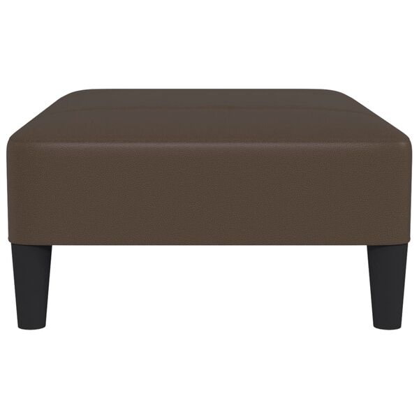 vidaXL barna műbőr l&aacute;bzs&aacute;moly 78 x 56 x 32 cm