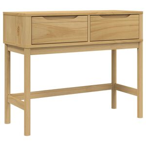vidaXL FLORO viaszbarna t&ouml;m&ouml;r fenyőfa t&aacute;lal&oacute;asztal 89,5 x 36,5 x 73 cm