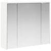 vidaXL F&uuml;rdőszobai t&uuml;k&ouml;rszekr&eacute;ny Feh&eacute;r 73,5 x 16 x 62,5 cm Szerelt fa