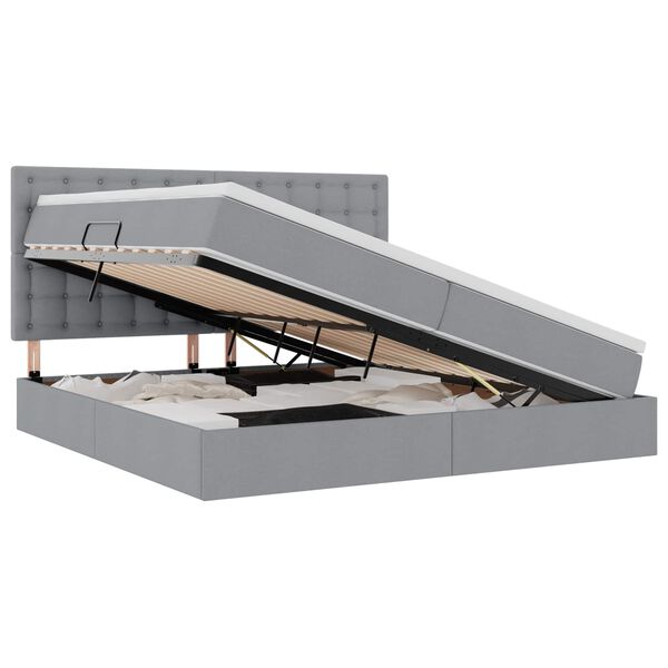 vidaXL &Aacute;gy t&aacute;rol&oacute;val &eacute;s LED l&aacute;mp&aacute;val leddel Vil&aacute;gossz&uuml;rke 200 x 200 cm