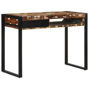 vidaXL &iacute;r&oacute;asztal t&ouml;bbsz&iacute;nű 100x50x75 cm t&ouml;m&ouml;rfa, &uacute;jrahasznos&iacute;tott fa