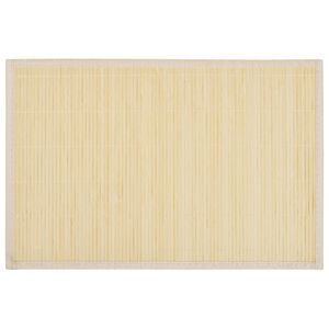 6 db bambusz al&aacute;t&eacute;t 30 x 45 cm term&eacute;szetes bambusz sz&iacute;n