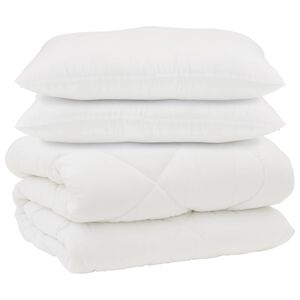 vidaXL Takar&oacute; p&aacute;rn&aacute;kkal p&aacute;rn&aacute;val 3 pcs Feh&eacute;r Mikrosz&aacute;las &eacute;s Pehelytoll