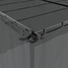 vidaXL antracitszürke acél pavilon függönyökkel 6 x 3 m