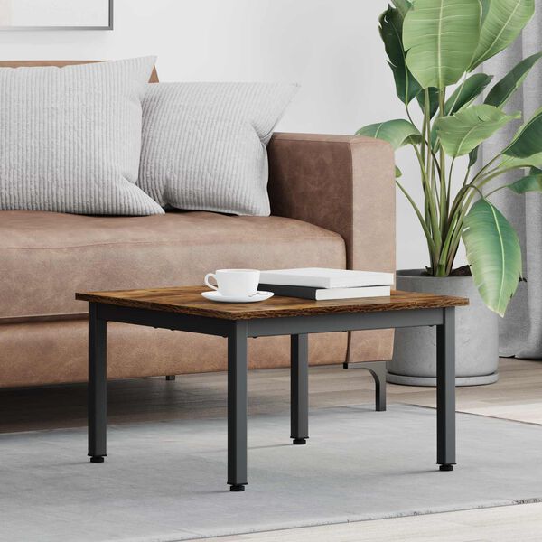 vidaXL Doh&aacute;nyz&oacute;asztal F&uuml;st&ouml;s t&ouml;lgy 60 x 60 x 36 cm Faanyag