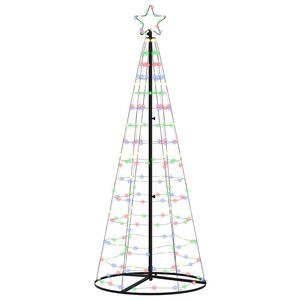 vidaXL LED Kar&aacute;csonyi Fenyő EKENAS 250 cm 390 LED T&ouml;bbsz&iacute;nű Ac&eacute;l