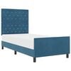 vidaXL Boxrug&oacute;s &aacute;gy fejt&aacute;ml&aacute;val S&ouml;t&eacute;t k&eacute;k 90 x 200 cm B&aacute;rsony