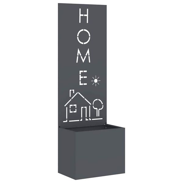 vidaXL Kertv&eacute;dő v&aacute;szon Antracit 50 x 140 cm Hidegen hengerelt ac&eacute;l