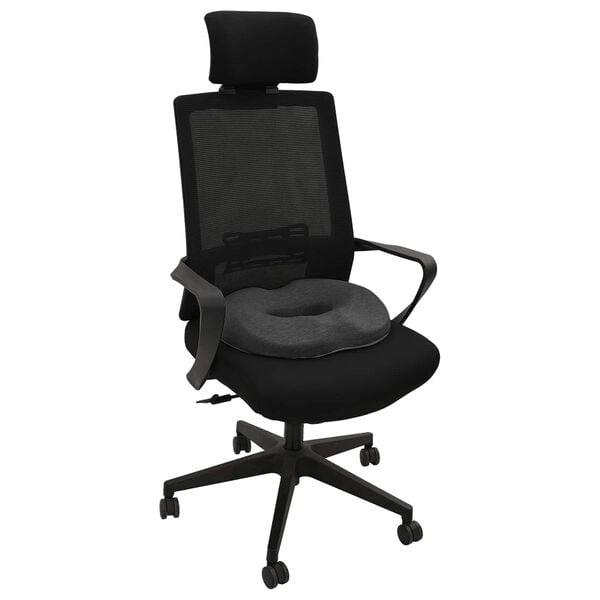 vidaXL &Uuml;lőp&aacute;rna Egysz&iacute;nű S&ouml;t&eacute;tsz&uuml;rke 42 x 36,5 x 8 cm Mem&oacute;riahab