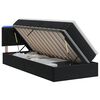 vidaXL LED t&aacute;rol&oacute;s &aacute;gy matraccal Fekete 100 x 200 cm B&aacute;rsony