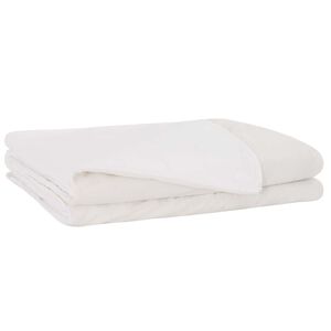 vidaXL S&uacute;lyozott takar&oacute; Feh&eacute;r 152 x 203 cm 7 kg 100% Pamut 205T