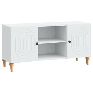 vidaXL TV szekr&eacute;ny Feh&eacute;r 102 x 34,5 x 50 cm Szerelt Fa