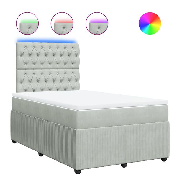 vidaXL vil&aacute;gossz&uuml;rke b&aacute;rsony rug&oacute;s &aacute;gy matraccal 120 x 200 cm