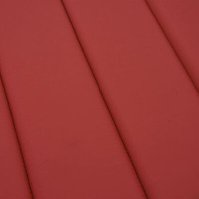 vidaXL piros oxford szövet napozóágy párna 200 x 60 x 3 cm