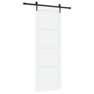 vidaXL Cs&uacute;sz&oacute; ajt&oacute; ORKDAL Feh&eacute;r 83 x 232 cm T&ouml;m&ouml;r Fenyőfa