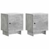vidaXL &Eacute;jjeliszekr&eacute;ny 2 db Betonsz&uuml;rke 43 x 34,5 x 50 cm Szerelt Fa