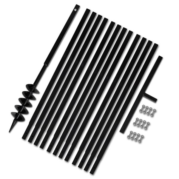 F&ouml;ld F&uacute;r&oacute; 100 mm Foganty&uacute; Hosszabb&iacute;t&oacute; Cs&ouml; 13 m Ac&eacute;l