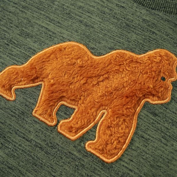 Keki melange hossz&uacute; ujj&uacute; gyerekp&oacute;l&oacute; 140