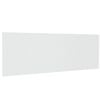 vidaXL feh&eacute;r szerelt fa fali fejt&aacute;mla 240 x 1,5 x 80 cm