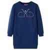 vidaXL Gyermek meleg&iacute;tő ruha Navy 116